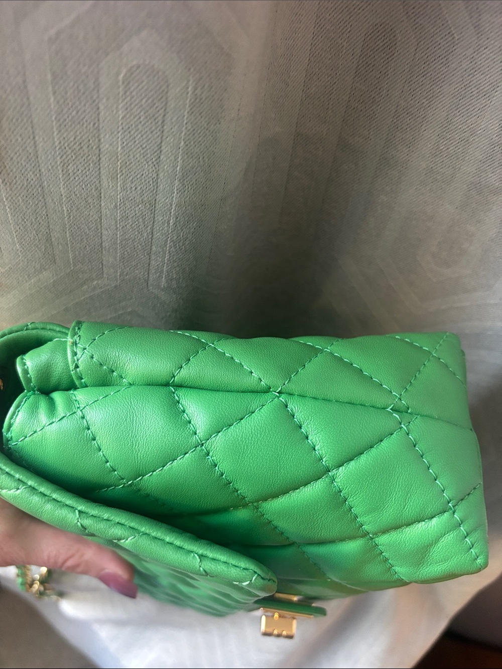 G by Giuliana Lambskin chain strap purse - Picture 3 of 7